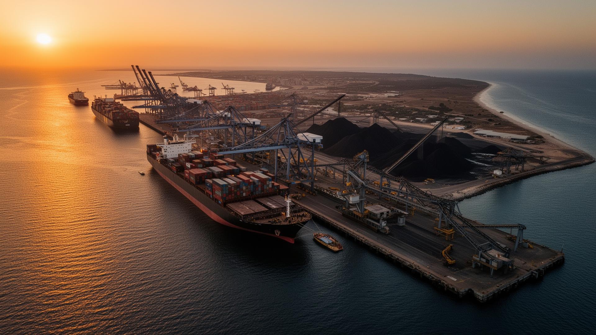 Bulk cargo port